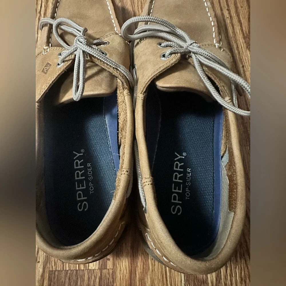 Sperry 0276308 Men's Intrepid Leather Boat Shoes Size 11.5
